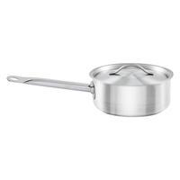 Rondel stalowy z pokrywką, o średnicy 200 mm, 2.2 l | STALGAST, Basic