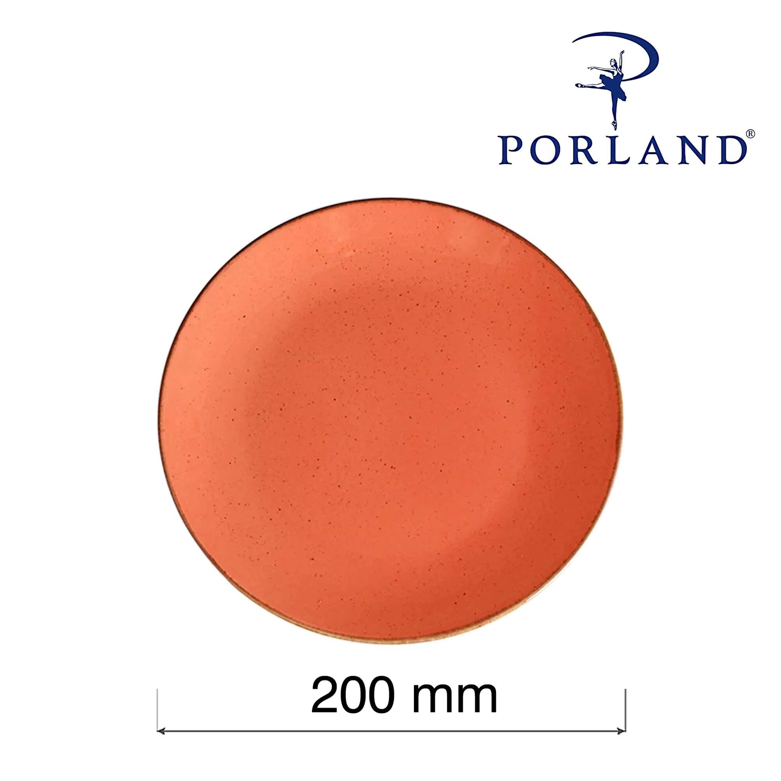 Talerz płytki, Ø200 mm, pomarańczowy | PORLAND, Seasons Amber