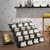 Taca bufetowa szklana GN 2/4, czarna | FINE DINE, Vetro