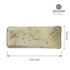 Talerz serwingowy, 215x120 mm, zielony | FINE DINE, Olive