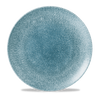 Talerz płytki, Ø288 mm | CHURCHILL, Raku Topaz Blue