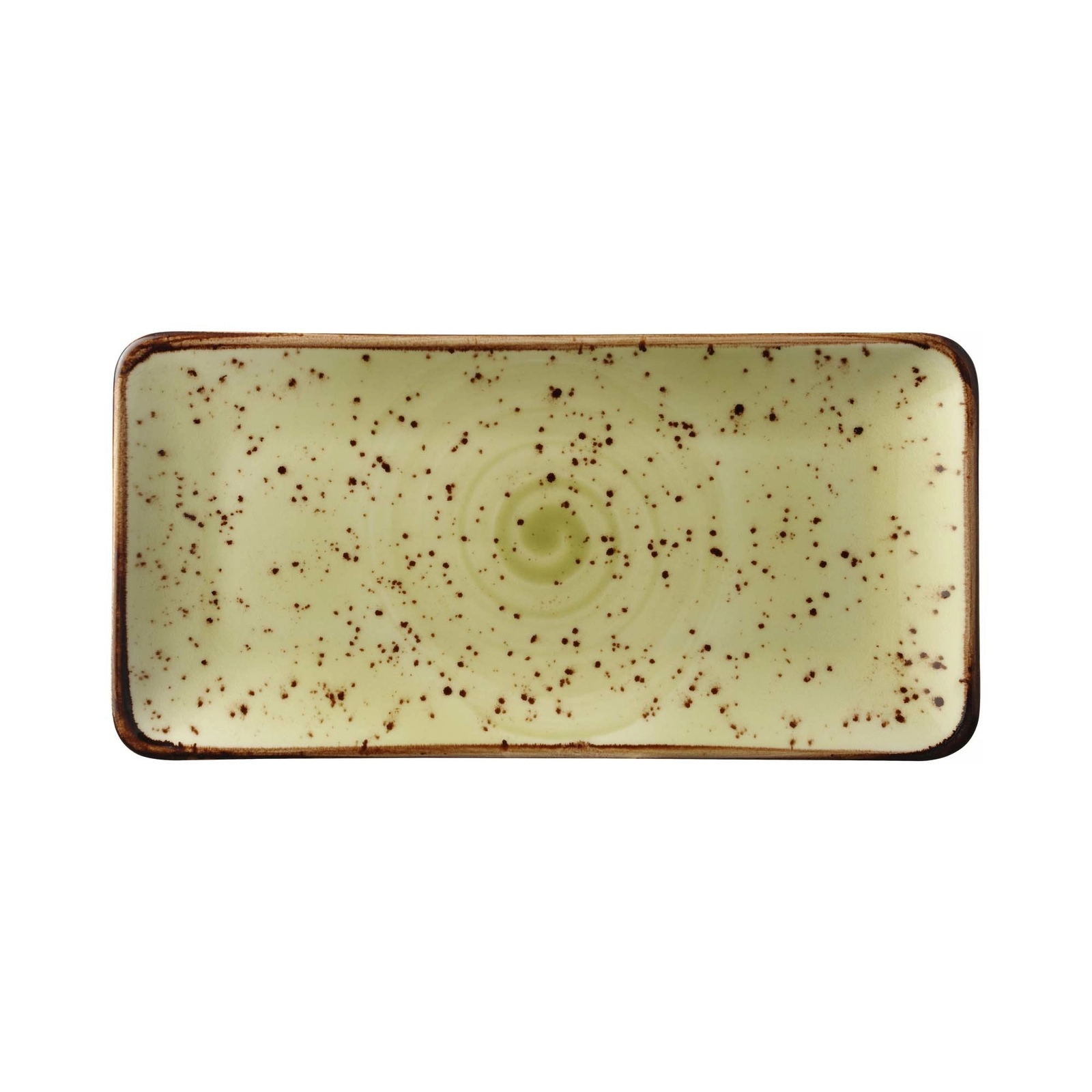 Talerz prostokątny, 300x150 mm, zielony | FINE DINE, Olive