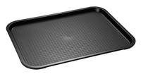 Taca prostokątna z polipropylenu 450×355×20 mm, czarna | APS, 00541