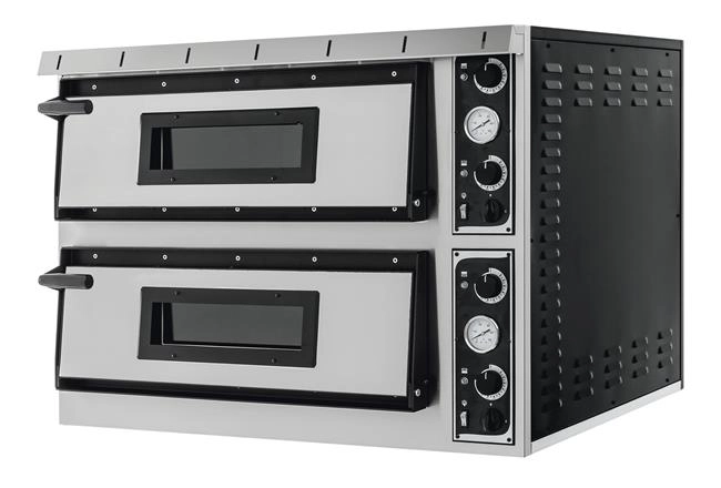 Piec do pizzy 2-komorowy, 12 kW, 400 V, 1000x844x745 mm | PRISMAFOOD, Plus XL