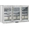 Barowa witryna chłodnicza stalowa 3-drzwiowa, 308 l, 1350x530x835 mm | STALGAST, 882343