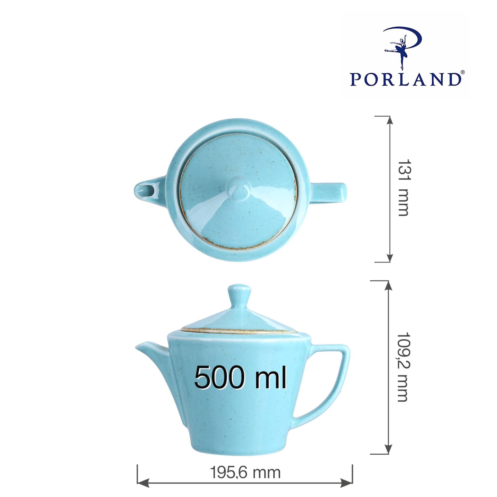 Dzbanek do herbaty, 500 ml | PORLAND, Seasons Laguna