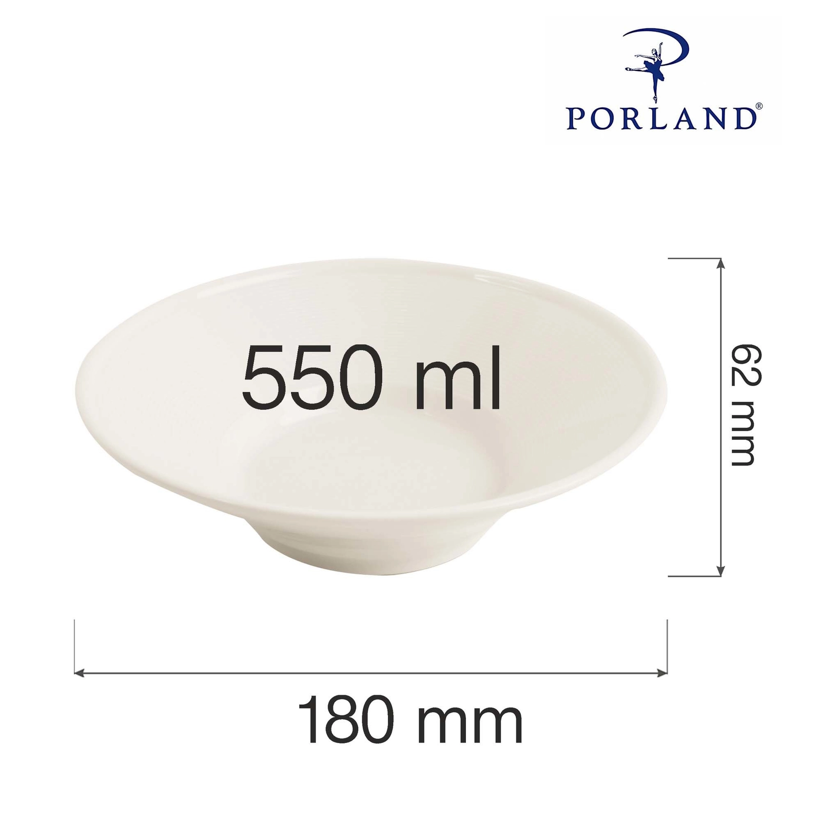 Miska, 550 ml | PORLAND, Line