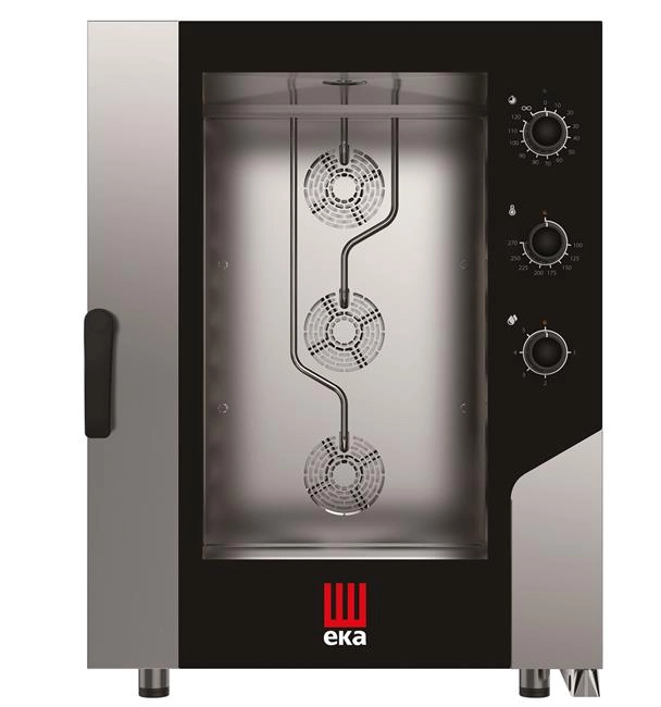 Piec konwekcyjno-parowy 10×600×400 mm, elektryczny 400V/15,5 kW, 850×1041×1130 mm | TECNOEKA, Millennial Smart