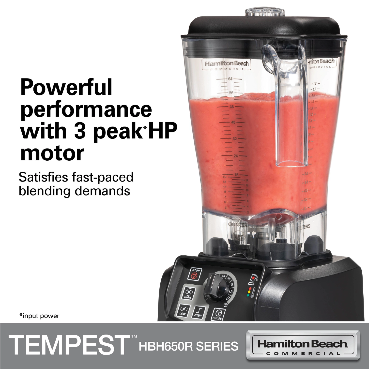 Blender barmański Tempest®, 1,8 l, 1200 W | HAMILTON BEACH COMMERCIAL, HBH650R-CE