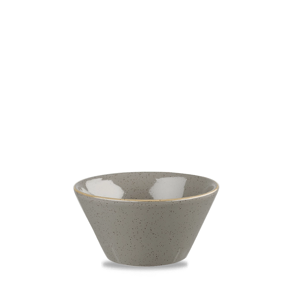 Miska konikalna, Ø121 mm, 340 ml | CHURCHILL, Stonecast Peppercorn Grey