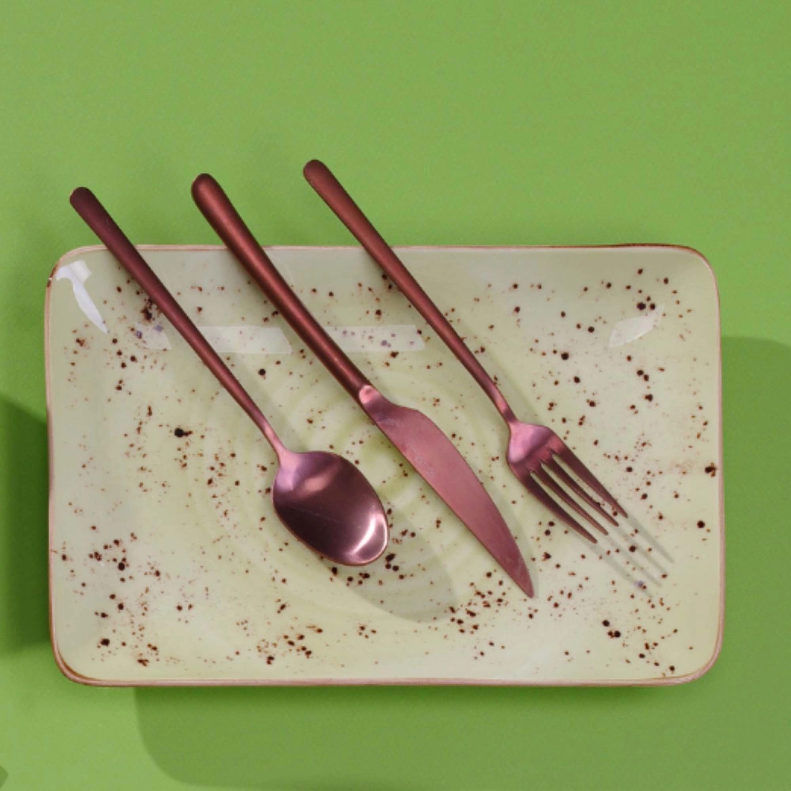 Talerz prezentacyjny, 270×240 mm, zielony | FINE DINE, Olive