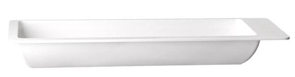 Misa GN 2/4 z melaminy, 530x162 mm, biała | APS, Apart