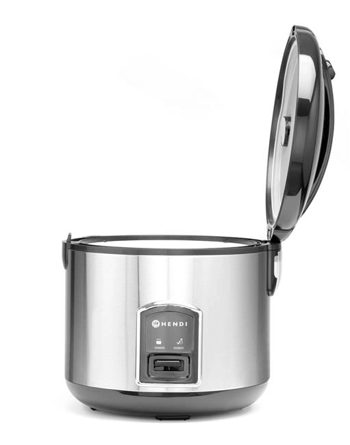 Urządzenie do gotowania ryżu i kaszy z funkcją gotowania na parze, 1,8 l, 230 V, 0,7 kW, ⌀280x285 mm | HENDI, Profi Line