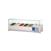 Witryna chłodnicza nadstawna z szybą, 5xGN 1/4, 1200x335x440 mm | STALGAST, 834540
