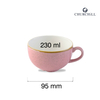 Filiżanka do kawy i herbaty Ø95 mm, 227 ml, różowa | CHURCHILL, Stonecast Petal Pink