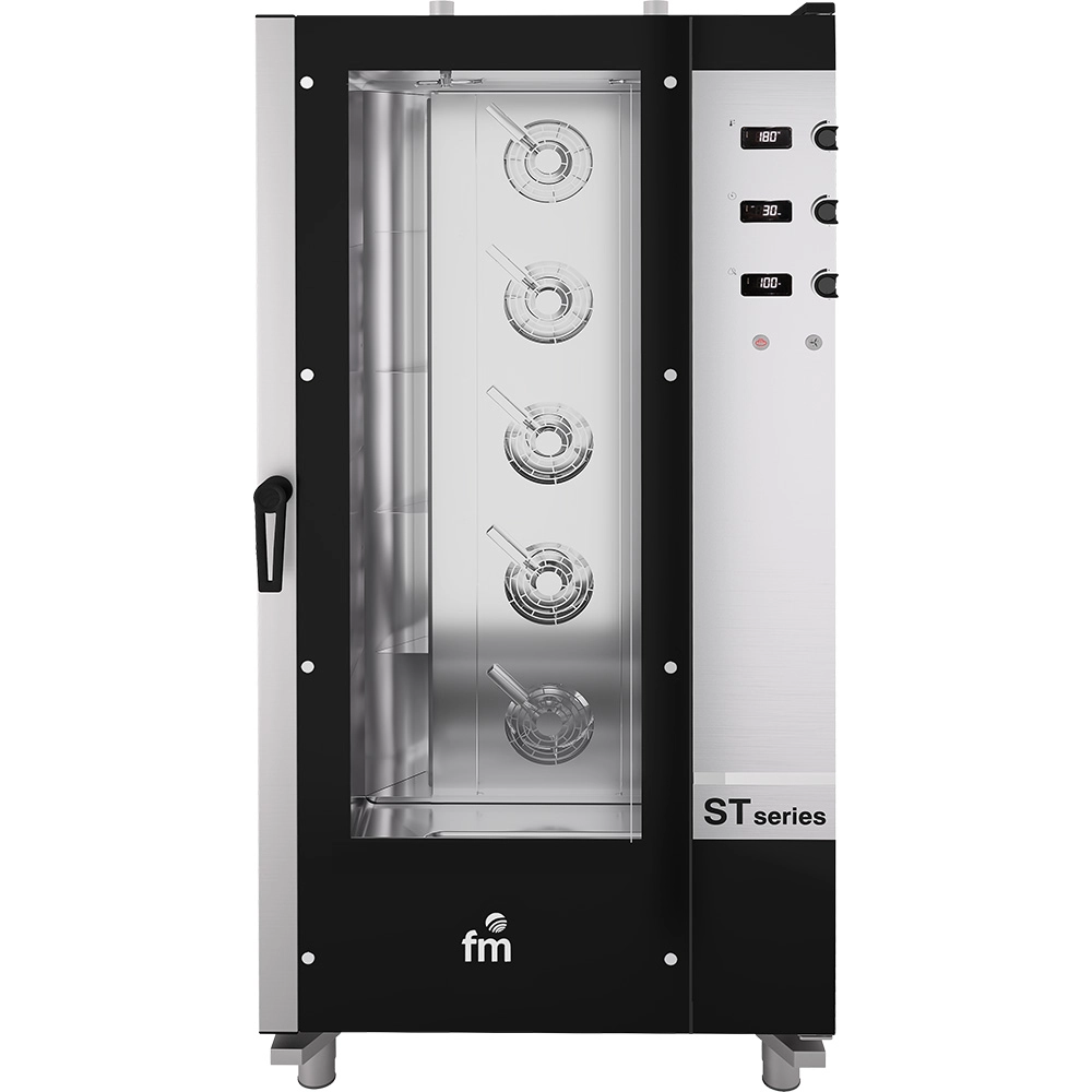 Piec konwekcyjno-parowy elektryczny 16x600x400, 26.25 kW, 885x980x1880 mm | FM INDUSTRIAL, ST-Bakery-Big