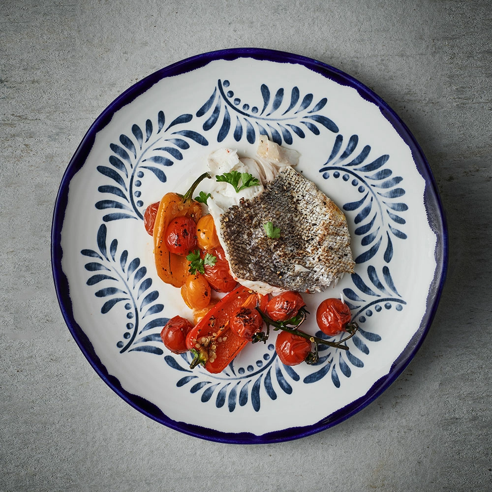 Talerz płytki coupe o organicznym kształcie, Ø290 mm | CHURCHILL, Harvest Mediterranean