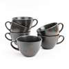 Spodek do cappuccino, Ø160 mm, czarny | FINE DINE, Bloom