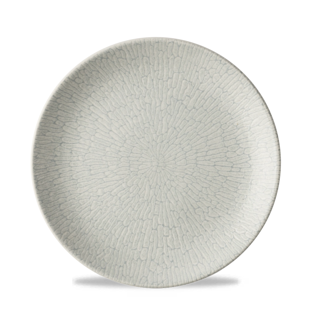Talerz płytki, Ø220 mm, szary | CHURCHILL, Delta Grey