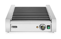 Podgrzewacz rolkowy do parówek jednostrefowy, 9 rolek, 230 V, 0,94 kW, 520x425x175 mm | HENDI, 268605