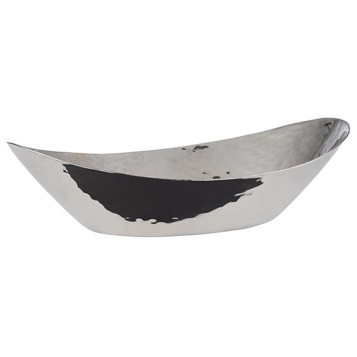 Miska młotkowana ze stali nierdzewnej 0,3 l, 200x135x55 mm, inox | APS, 40189