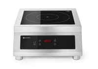 Kuchenka indukcyjna 5000 D, 5 kW, 400 V, 398×525×175 mm | HENDI, Profi Line