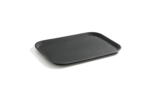 Taca prostokątna do serwowania GN 1/1 530x325 mm z polipropylenu, antypoślizgowa, czarna | HENDI, 878101