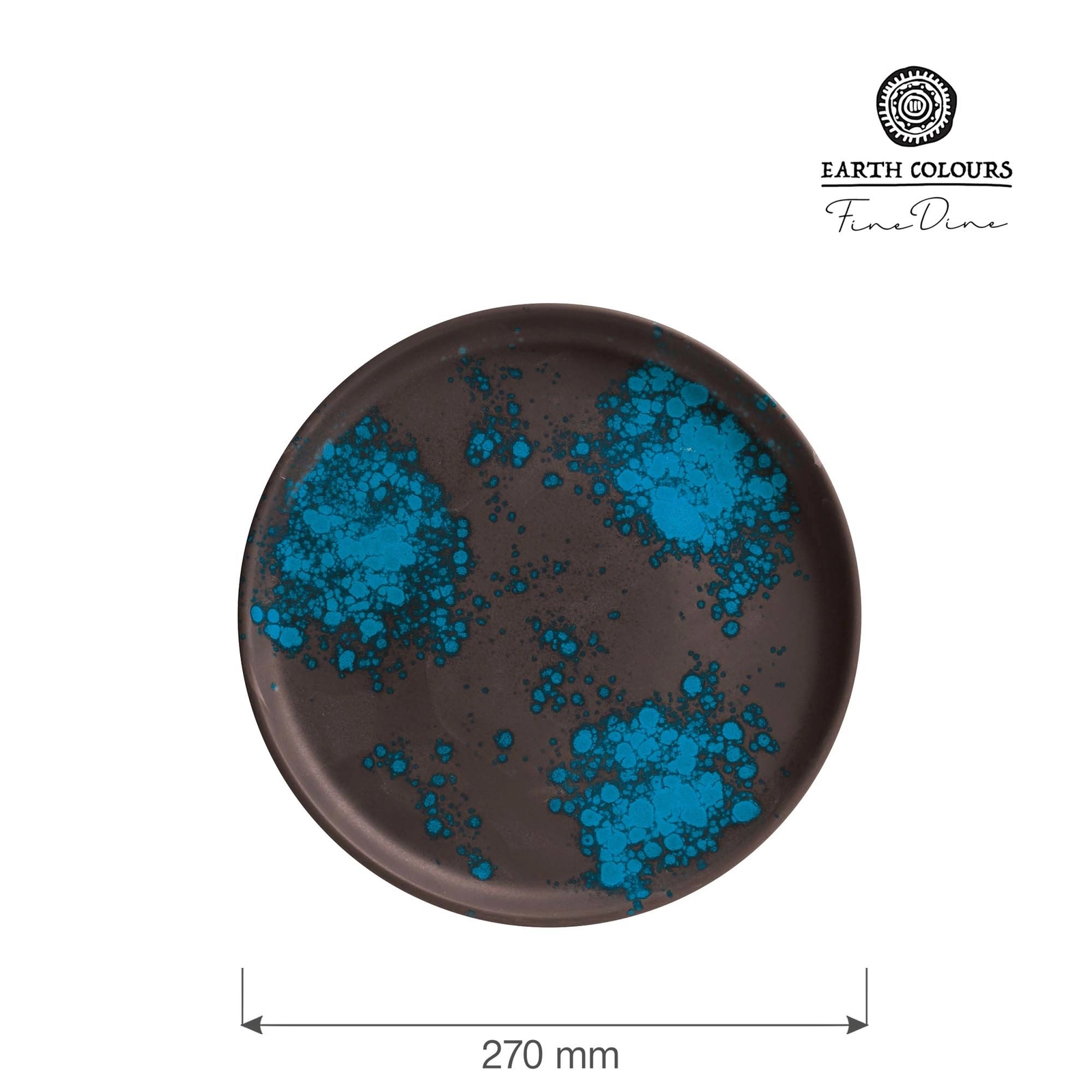 Talerz z wysokim rantem, Ø270 mm, pomarańczowy | FINE DINE, Flora
