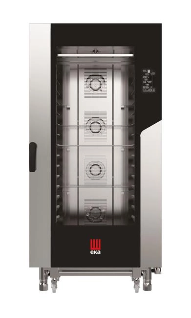 Piec konwekcyjno-parowy 16×600×400 mm, elektryczny 400V/31 kW, 930×1035×1900 mm | TECNOEKA, Millennial Black Mask