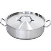 Garnek do duszenia z pokrywką 11,2 l, o średnicy 360 mm, ze stali nierdzewnej | STALGAST, 016362
