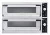 Piec do pizzy 2-komorowy, 400 V, 13,8 kW, 1100x964x745 mm | PRISMAFOOD, Trays 44 Glass