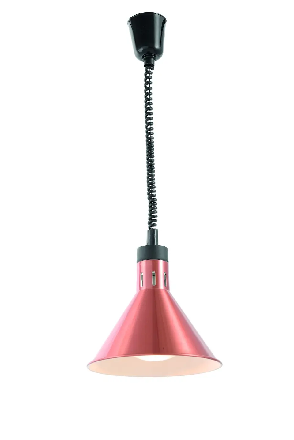 Lampa do podgrzewania potraw wisząca, stożkowa, 0,25 kW, 230 V, ⌀275×250 mm | HENDI, 273876