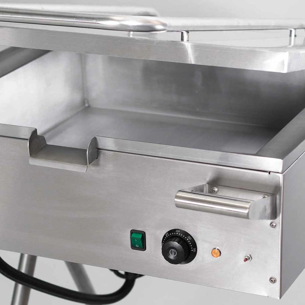 Patelnia uchylna elektryczna, 6.3 kW, 400 V, 40 l, 700×786×912 mm | STALGAST, 778002