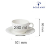 Filiżanka, 280 ml | PORLAND, Dove