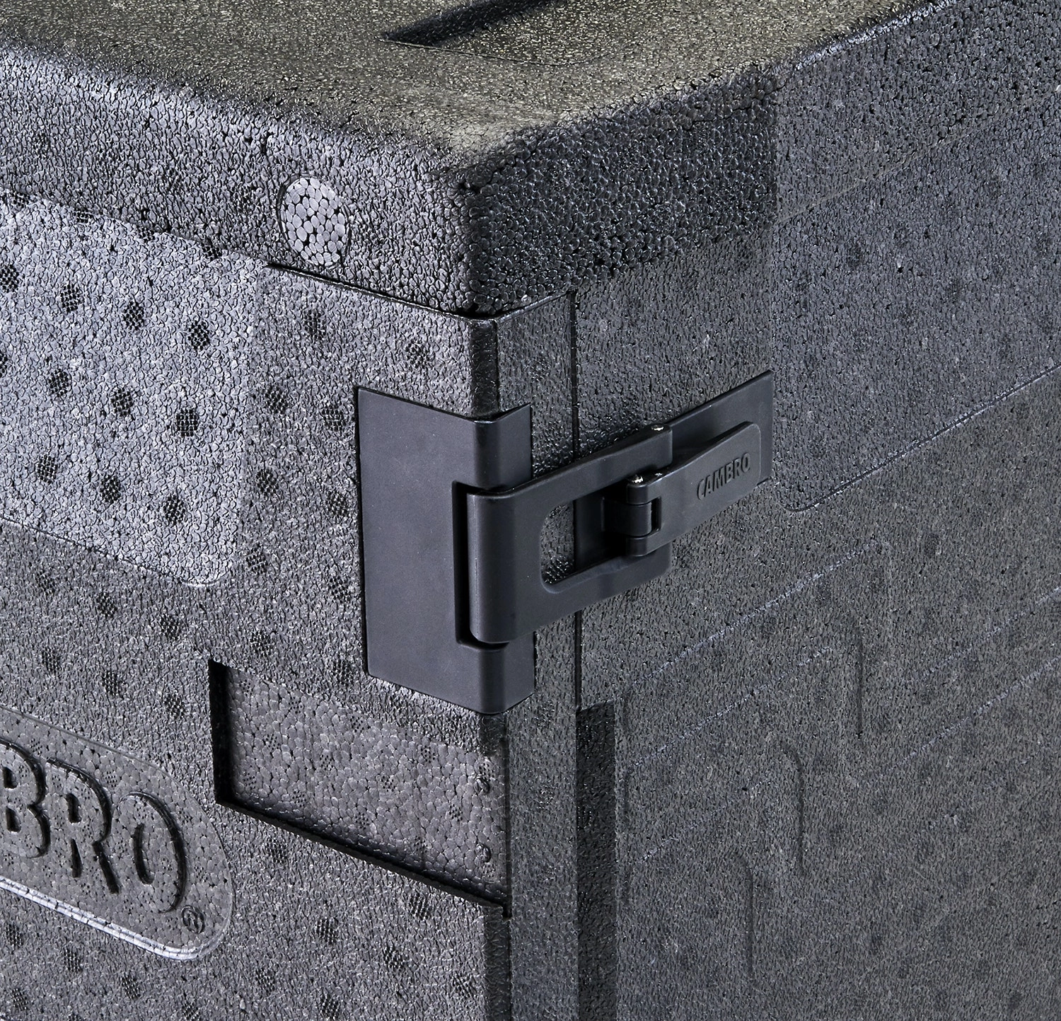 Pojemnik termoizolacyjny GN 1/1 ładowany od przodu, 86 l, 645x440x630 mm, czarny | CAMBRO, GoBox Front Loaders