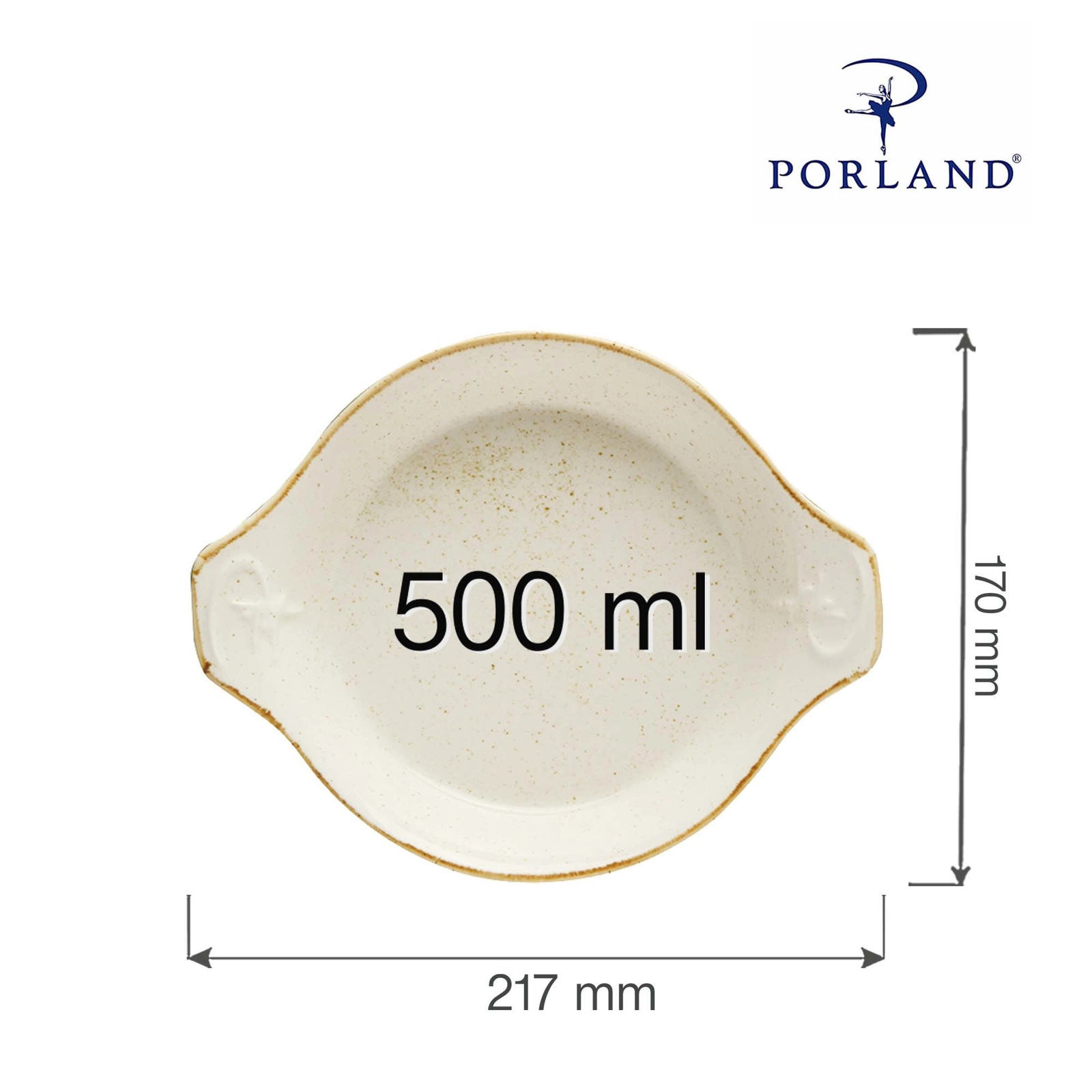 Naczynie do zapiekania, Ø170 mm | PORLAND, Seasons Sand