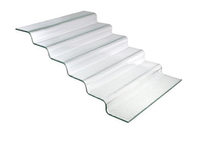 Schody bufetowe 6-stopniowe, 455×240×600 mm, przezroczyste | FINE DINE, Vetro