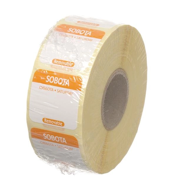 Etykiety Food Safety – wielorazowe, Sobota, 1000 szt., 25x25 mm | HENDI, 850121