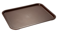 Taca prostokątna z polipropylenu 350×270×20 mm, brązowa | APS, 00532