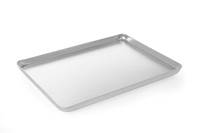 Taca cukiernicza ekspozycyjna, srebrna, 400x300x20 mm | HENDI, 808504