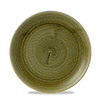 Talerz płytki, Ø217 mm | CHURCHILL, Stonecast Plume Green