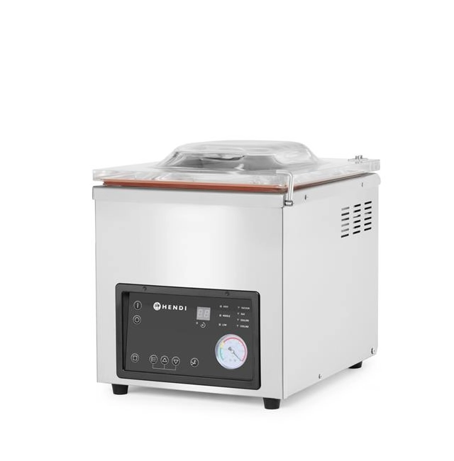 Pakowarka próżniowa – komorowa, 230 V, 0,75 kW, 450x555x480 mm | HENDI, Profi Line
