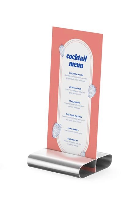 Podstawka pod kartę menu, zestaw 6 szt., 80x77x18 mm | HENDI, 665251