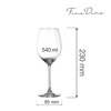 Kieliszek do wina, 540 ml | FINE DINE, Cantare