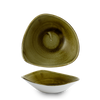 Miska trójkątna, Ø235 mm | CHURCHILL, Stonecast Plume Green