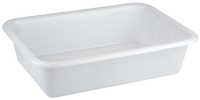 Pojemnik prostokątny z polietylenu 610x440x150 mm, biały | APS, 11940