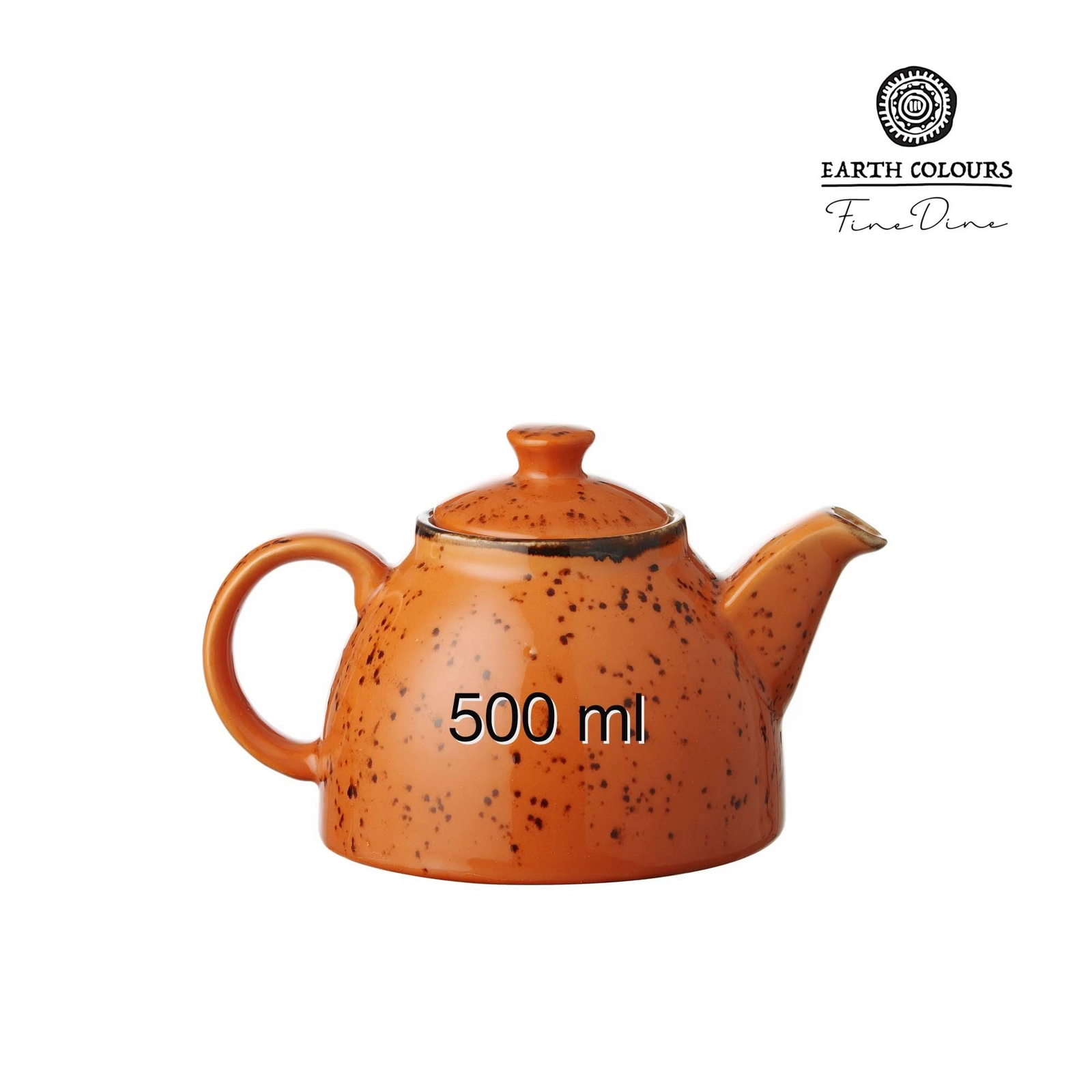 Dzbanek do herbaty, 500 ml, pomarańczowy | FINE DINE, Dahlia
