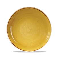 Miska coupe, Ø248 mm, 1136 ml | CHURCHILL, Stonecast Mustard Seed Yellow