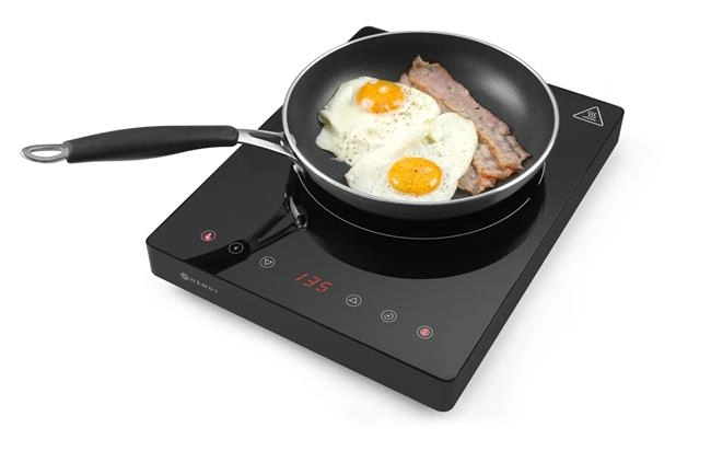 Kuchenka indukcyjna, 2 kW, 230 V, 297×411×57 mm | HENDI, Kitchen Line