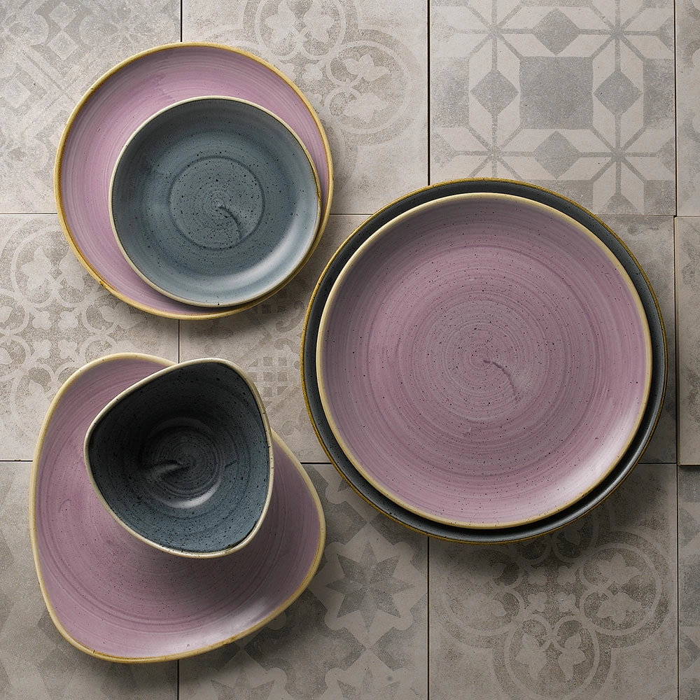 Talerz płytki, Ø288 mm | CHURCHILL, Stonecast Lavender